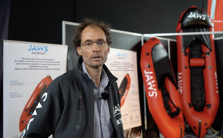 Inside the paddlesports show: Jaws Packraft
